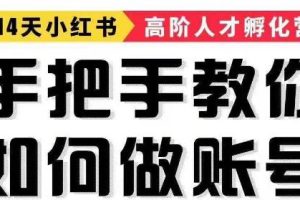 14天手把手教你如何做小红书账号，轻松靠小红书月赚10000+