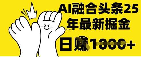 掌握这招:DeepSeek 融合今日头条,一键复制粘贴,日入 1k【揭秘】