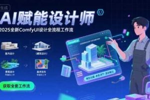 AI赋能设计师， 2025全新comfyui设计全流程工作流 ，室内-建筑-景观-美术，零基础直接上手