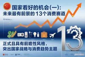 付费文章:国家看好的机会(一):未来最有前景的13个消费赛道