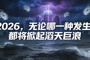 公众号付费文章：2026，无论哪一种发生，都将掀起滔天巨浪